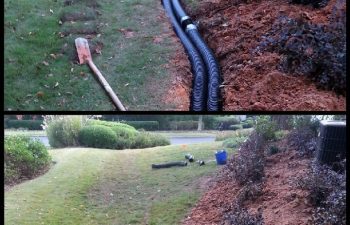 drainage installation by Pannone’s Lawn Pros & Landscaping