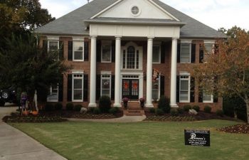 front yard after new plant installation performed by Pannone’s Lawn Pros & Landscaping