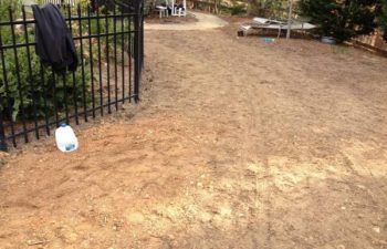 yard being prepared for new sod installation by Pannone’s Lawn Pros & Landscaping