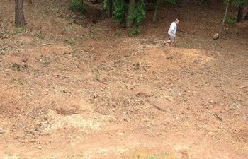 yard being prepared for new sod installation by Pannone’s Lawn Pros & Landscaping
