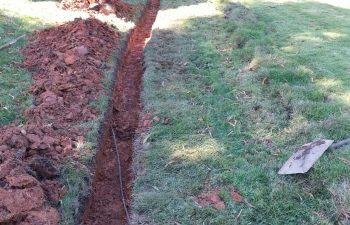 drainage installation by Pannone’s Lawn Pros & Landscaping