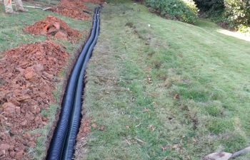 drainage installation by Pannone’s Lawn Pros & Landscaping