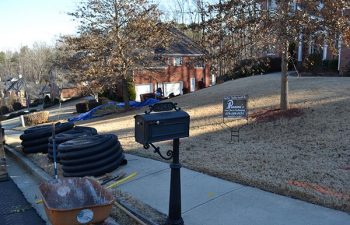 materials and equipment used for drainage installation