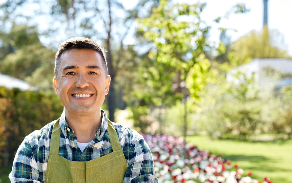 A professional landscaper.